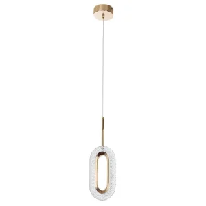 Подвесной светодиодный светильник Arte Lamp OVALE A2489SP-1GO