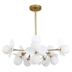 Подвесная люстра Arte Lamp Peacock A1369SP-10SG