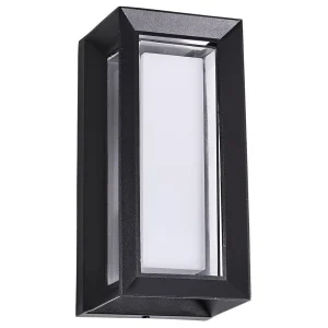 Уличный настенный светодиодный светильник Arte Lamp Ulysses A8112AL-1BK