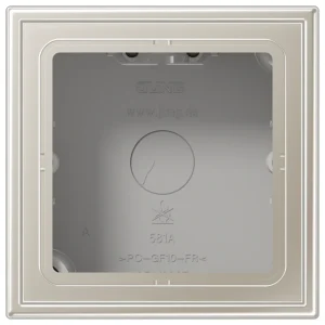ES2581A-L Накладная коробка 1-я JUNG LS 990 нержавеющая сталь