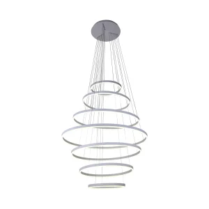 08537,01(4000K) Люстра димм.Тор белый Led 284W