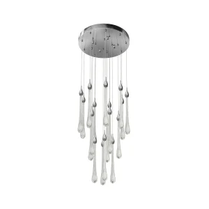 07860-18A,02 Люстра каскадная Асмер хром Led 54W