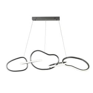 07609-5AL,12 Люстра Сена матовый никель Led 100W