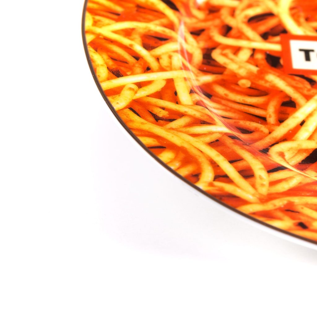 Тарелка Spaghetti Gold Border