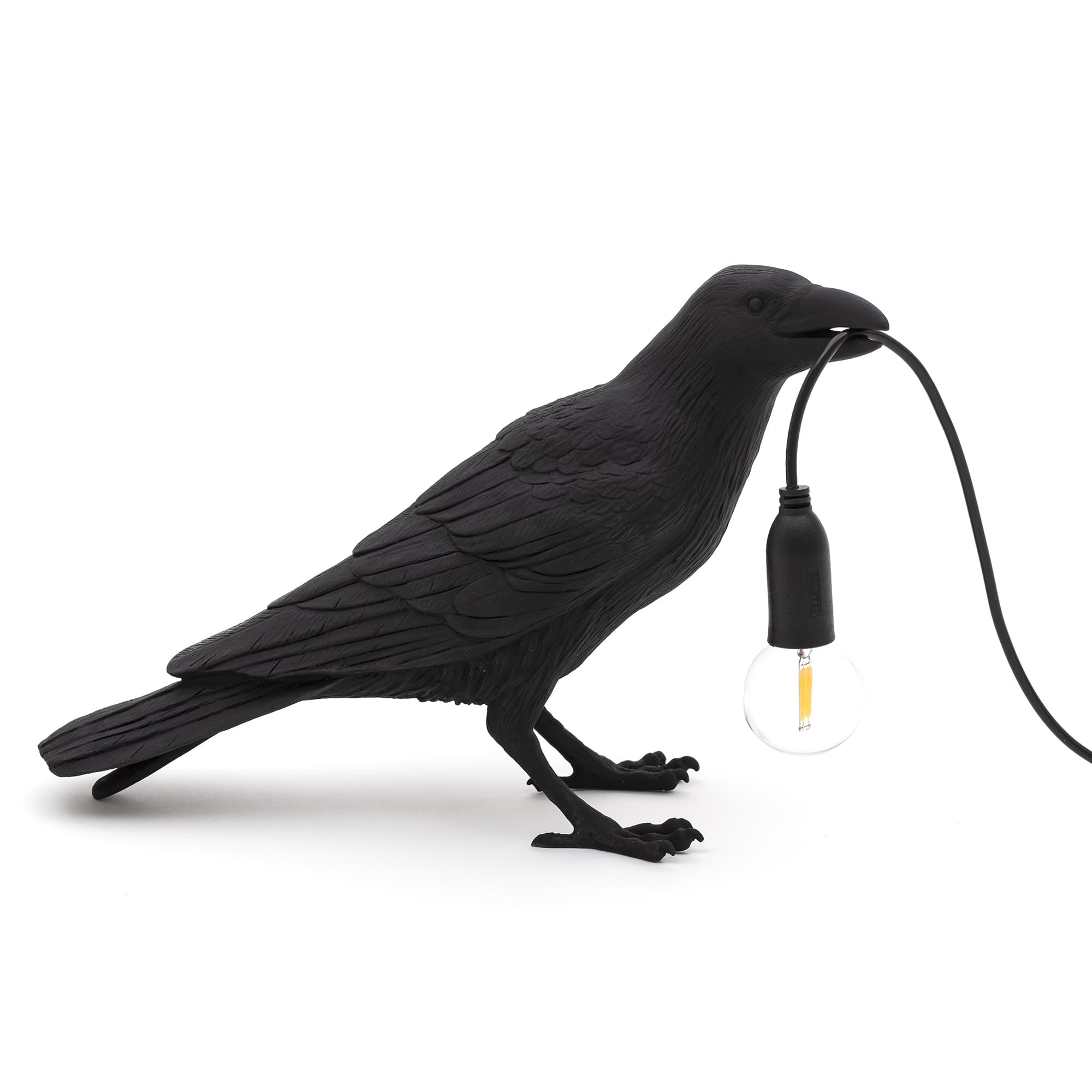 Настольная лампа Bird Black Waiting