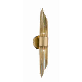 Настенный светильник W68069-2 ant.brass