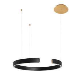 Подвесной светодиодный светильник Loft IT Ring 10025/600 Black