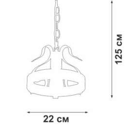 Подвесной светильник Vitaluce V1350-7/1