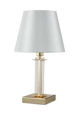 Настольная лампа Crystal Lux Nicolas LG1 Gold/White