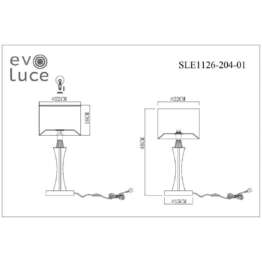 Настольная лампа Evoluce Cassia SLE1126-204-01