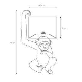 Настольная лампа Lucide Extravaganza Chimp 10502/81/30