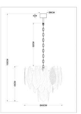 Подвесная люстра Arte Lamp Felicita A4080LM-6GO