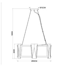 Подвесная люстра Arte Lamp Grato A4079LM-6CC