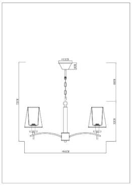 Подвесная люстра Arte Lamp Kensington A4098LM-5CC