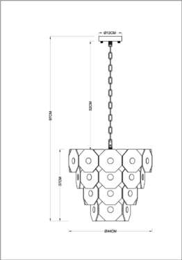 Подвесная люстра Arte Lamp Lambrusco A4069LM-7AB