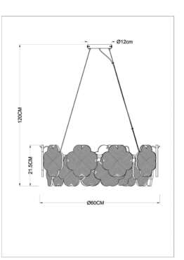 Подвесная люстра Arte Lamp Mallika A4077SP-7GO