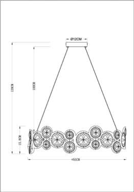 Подвесная люстра Arte Lamp Sarah A1062SP-6CC