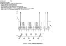 Подвесная люстра Crystal Lux Primavera SP10 Chrome