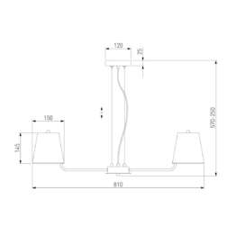 Подвесная люстра Eurosvet Amaretto 60155/8 хром