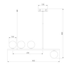 Подвесная люстра Eurosvet Fredo 70136/4 белый