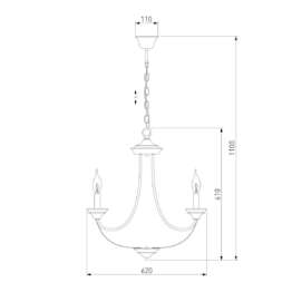 Подвесная люстра Eurosvet Lazzaro 60098/5 черный