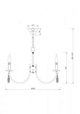 Подвесная люстра Freya Forte FR1006PL-06N