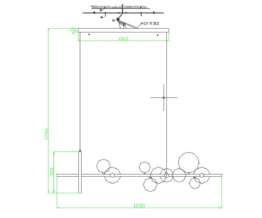 Подвесная люстра Kink Light Иона 09408-10,19