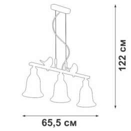 Подвесная люстра Vitaluce V2958-0/3S