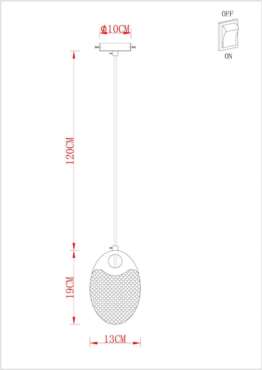 Подвесной светодиодный светильник Arte Lamp Vitoria A2095SP-1GO