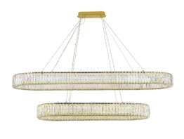 Подвесной светодиодный светильник Newport 8240/90 oval gold М0067858