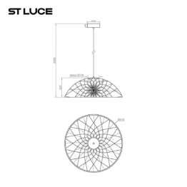 Подвесной светодиодный светильник ST Luce Bound SL6016.603.01