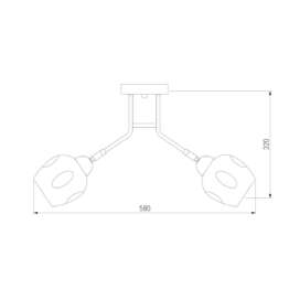 Потолочная люстра Eurosvet Marci 30164/5 золото