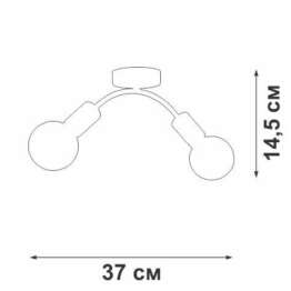 Потолочная люстра Vitaluce V4989-1/2PL