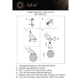Бра Aployt Filisi APL.765.01.01