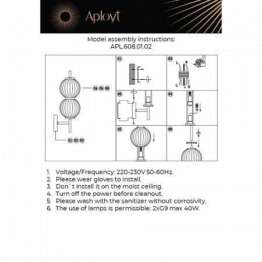 Бра Aployt Zhizel APL.608.01.02