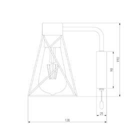 Бра Eurosvet 70107/1 черный
