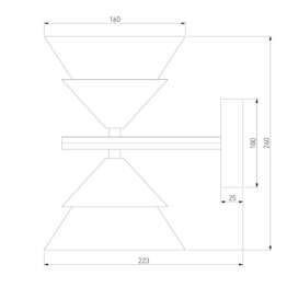 Бра Eurosvet Rylee 70138/2 хром