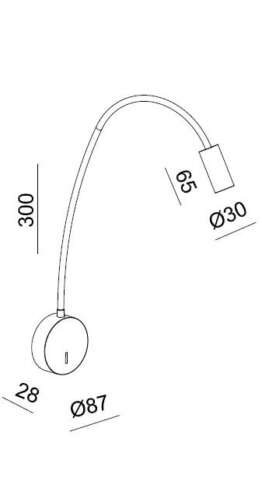 Бра Italline DE-316 black