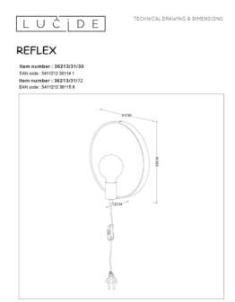 Бра Lucide Reflex 36213/31/30