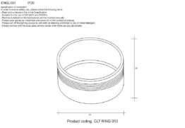 Декоративное кольцо Crystal Lux CLT Ring 013 SL