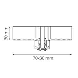 Коннектор L-образный встраиваемый Lightstar Linea 506257