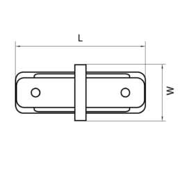 Коннектор прямой Lightstar Barra 502109