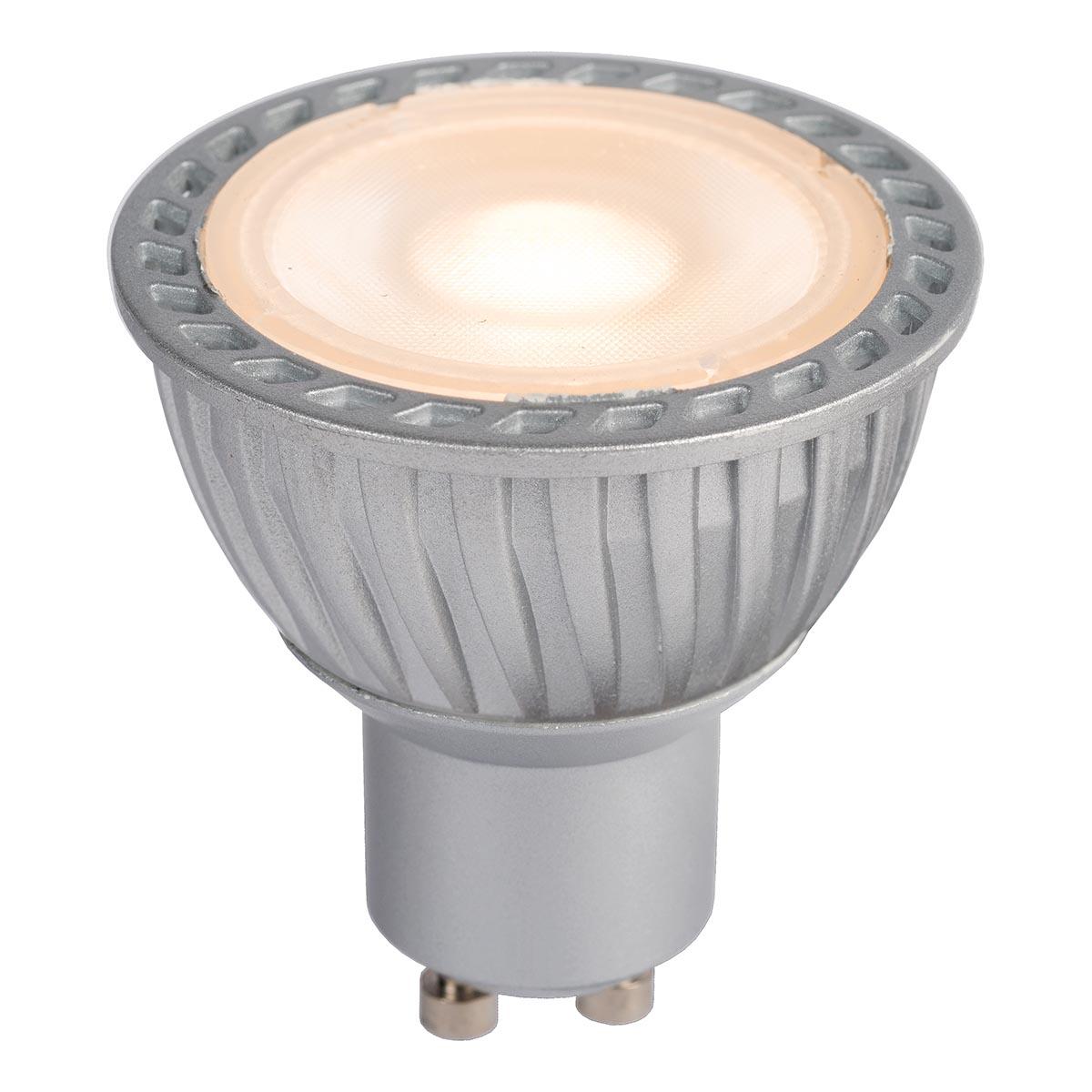 Лампа светодиодная диммируемая Lucide GU10 5W 2200K серая 49010/05/36