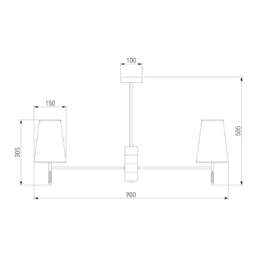 Подвесная люстра Eurosvet Milazzo 60137/8 хром