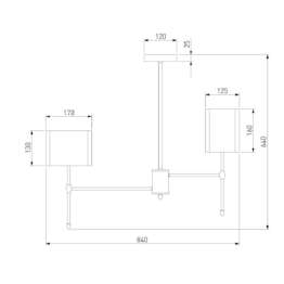 Подвесная люстра Eurosvet Notturno 60162/8 черный