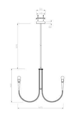 Подвесная люстра Freya Branches FR5253PL-06BS