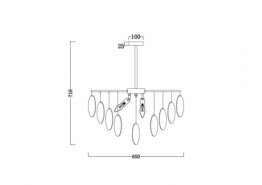Подвесная люстра Freya Porto FR5104PL-06BS