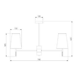 Потолочная люстра Eurosvet Milazzo 60137/6 золото