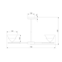 Потолочная люстра Eurosvet Rylee 70138/6 хром