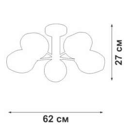 Потолочная люстра Vitaluce V3956-7/5PL